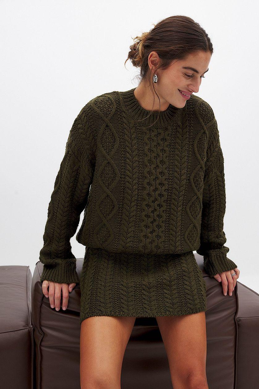 Cable Knitted Sweater Product Image