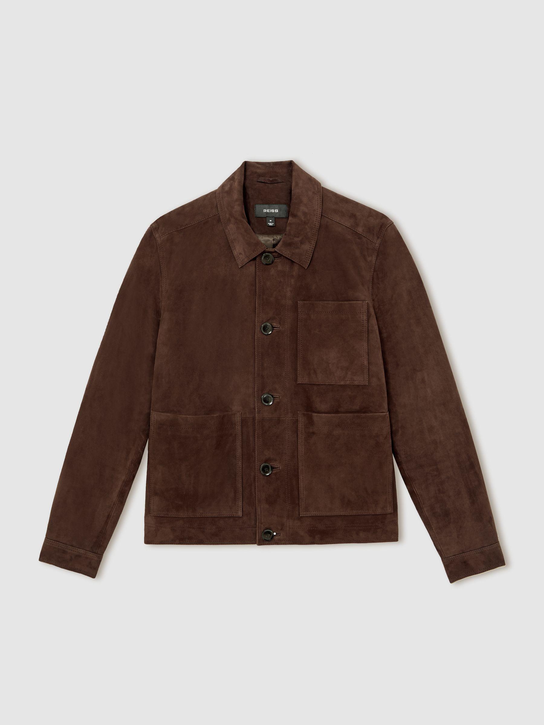 Jacket in Chocolate Brown Product Image
