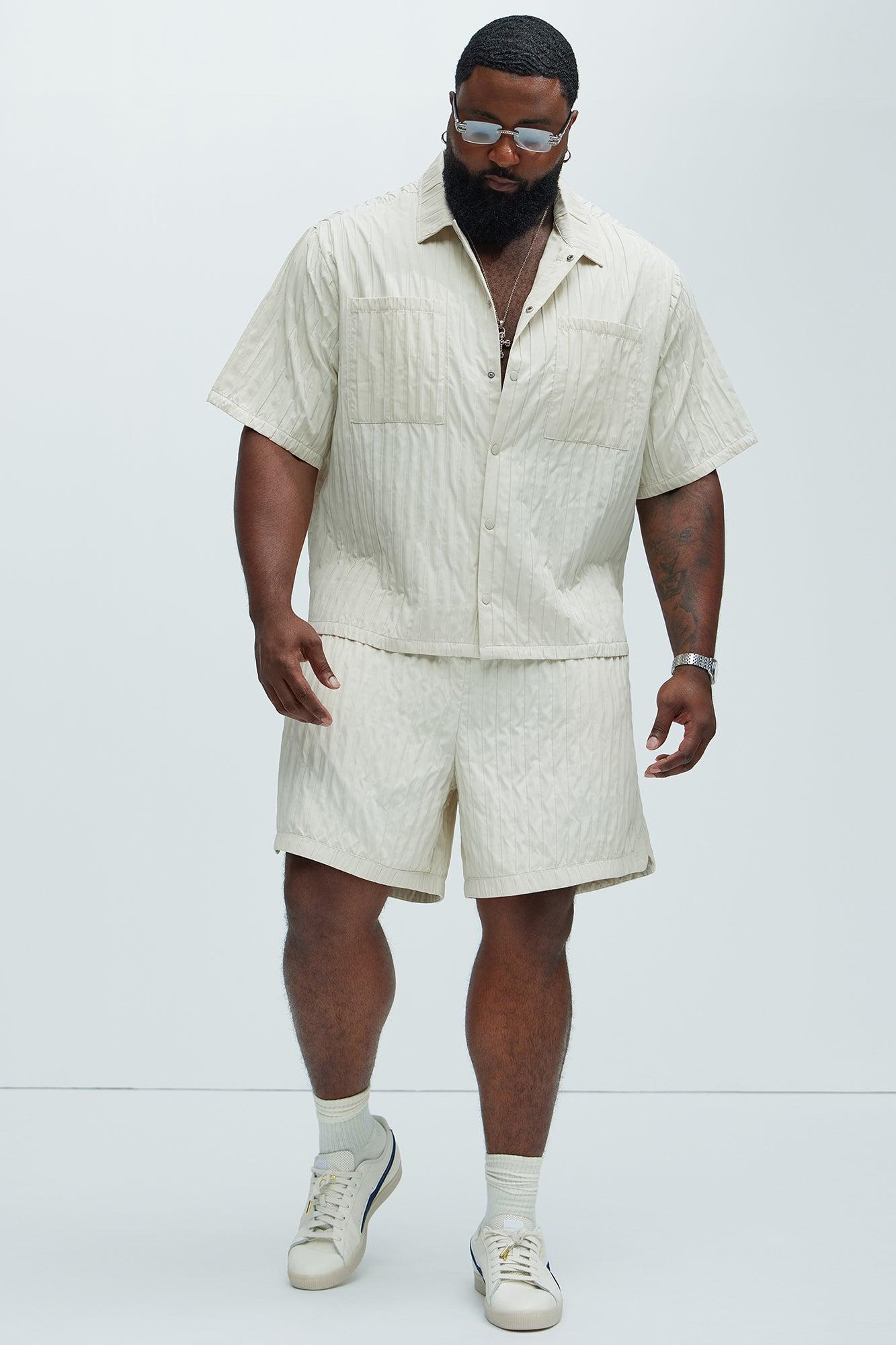 Cavour Crinkled Shirt - Cream Product Image