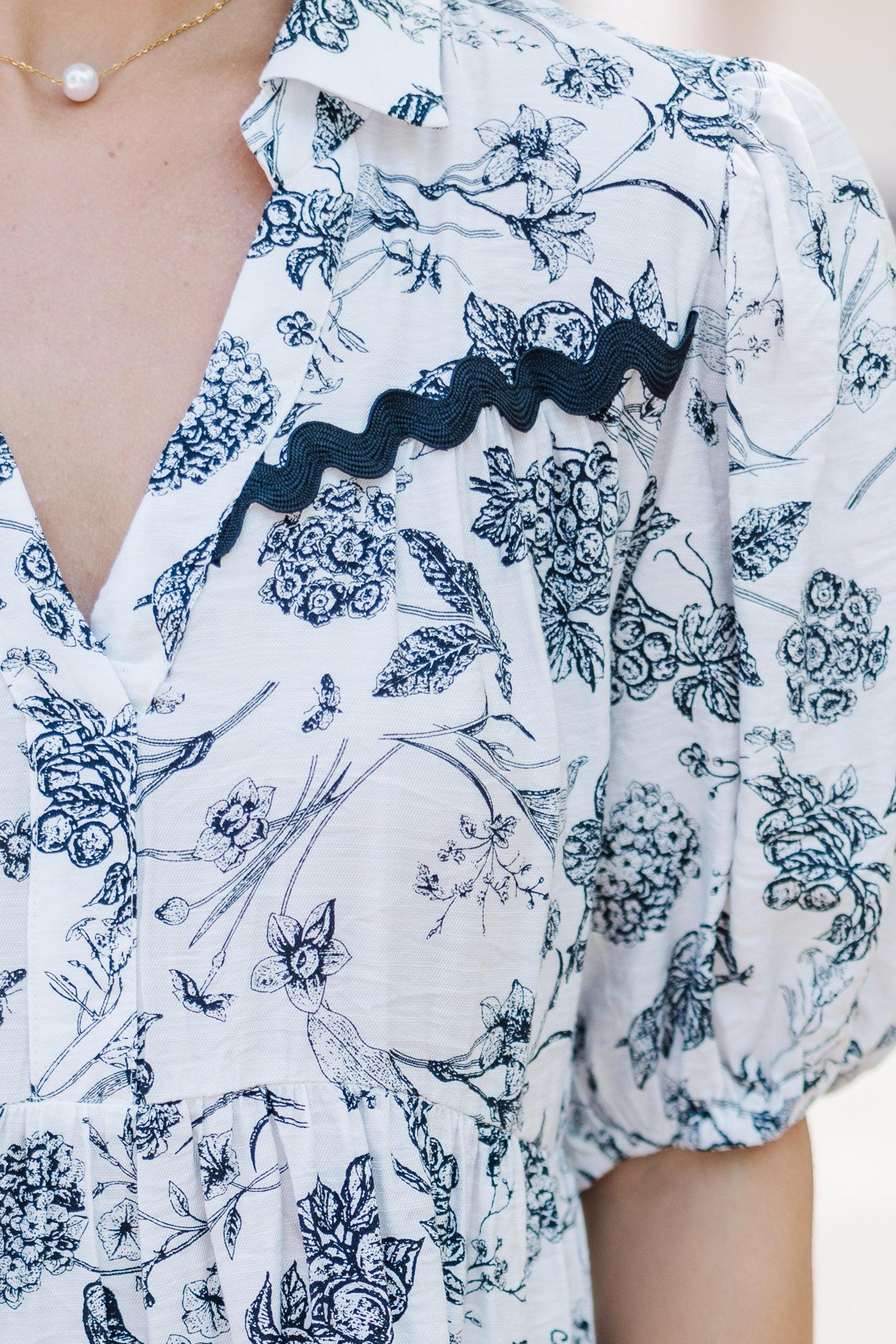 Talk About It Black Toile Dress Female Product Image