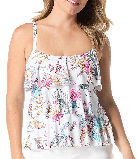 Beach House Plus Size Paloma Beach Solids Emma Swim Skort Product Image