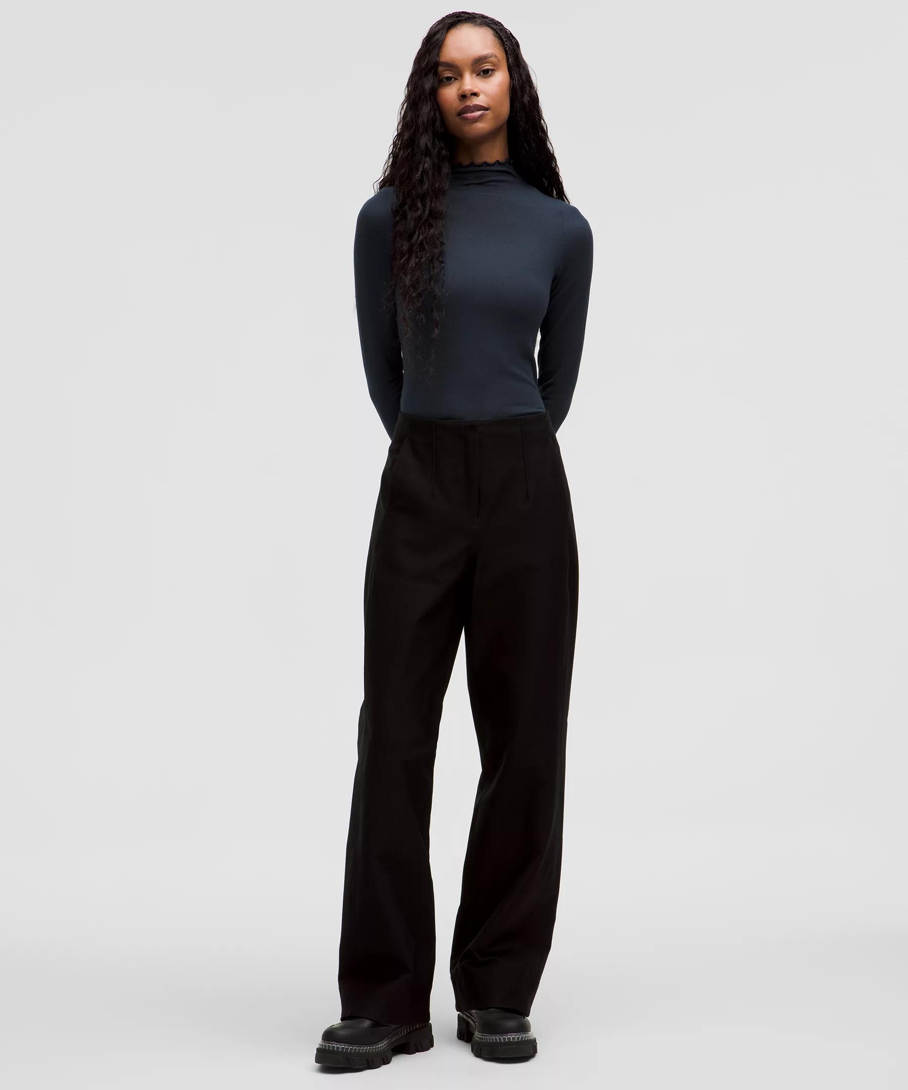 Hold Tight Lettuce-Edge Turtleneck Product Image