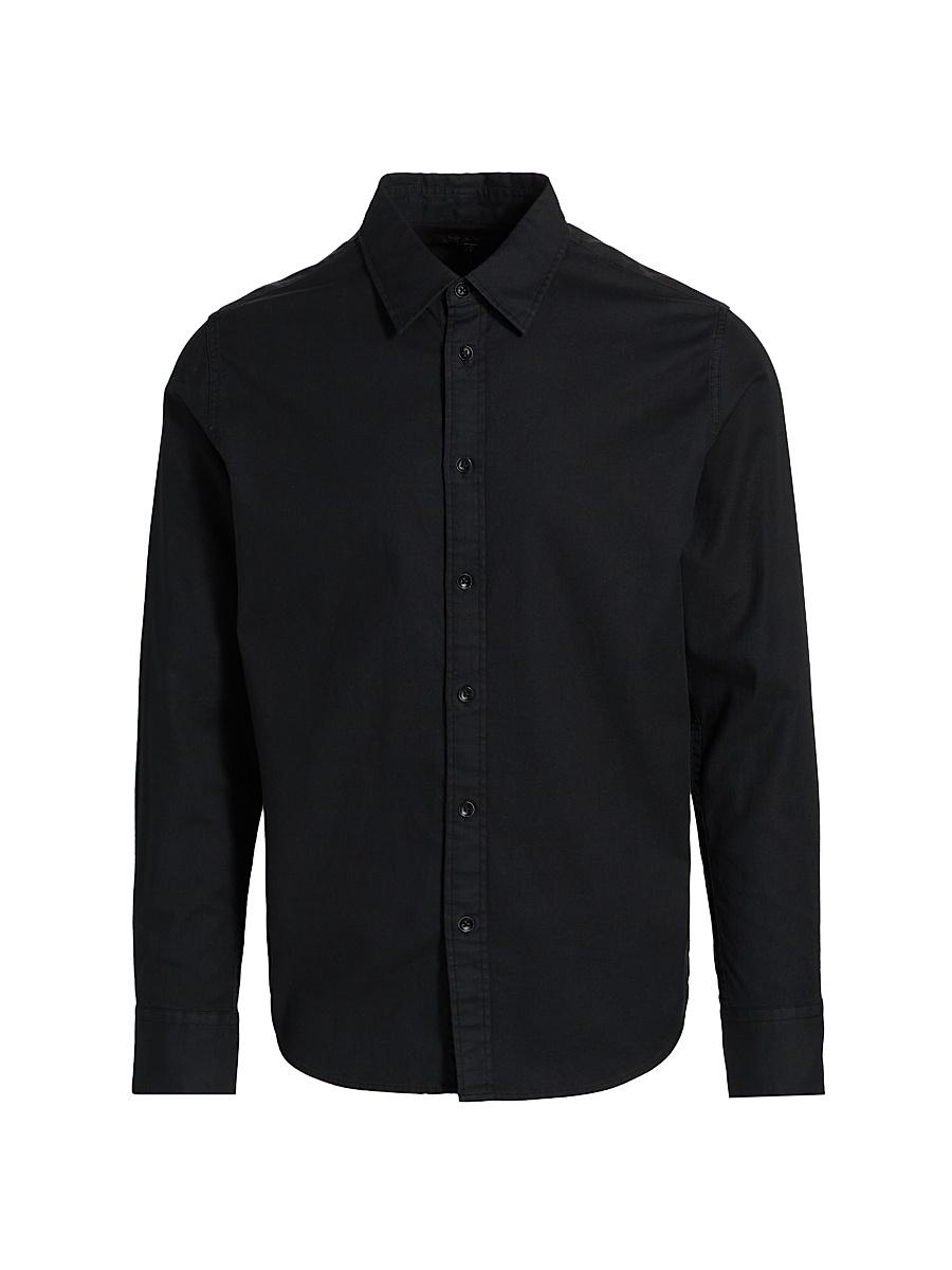Mens Tomlin Cotton Button-Front Shirt Product Image
