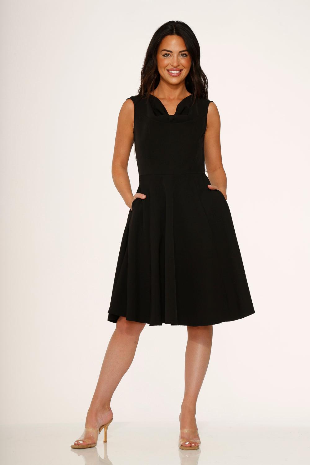 Black Swing Dress Product Image
