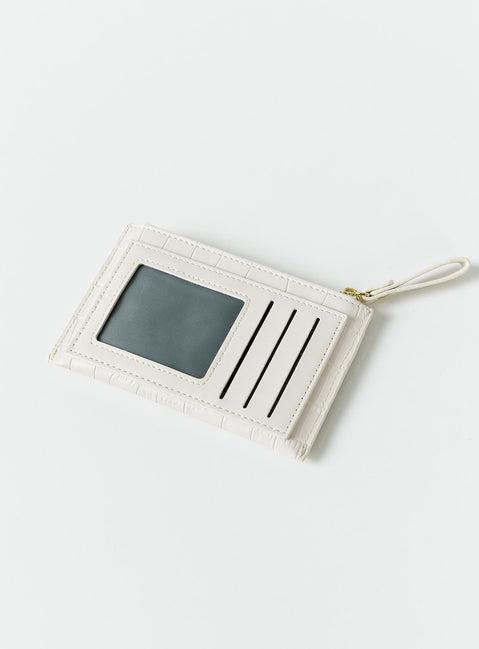 Keeping Track Wallet Cream Product Image