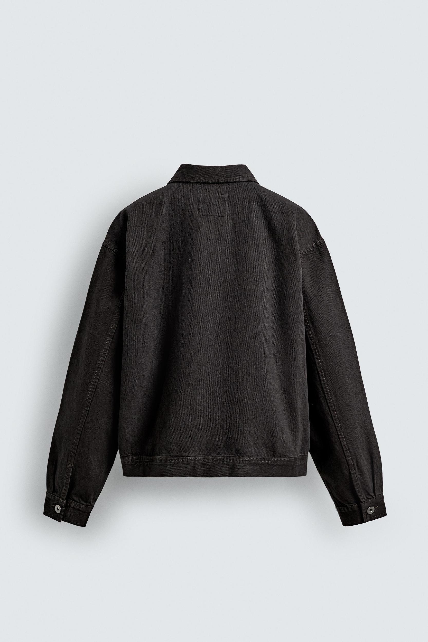 RELAXED FIT DENIM JACKET Product Image