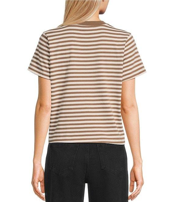 Mod Ref Knit Crew Stripe T-Shirt Product Image