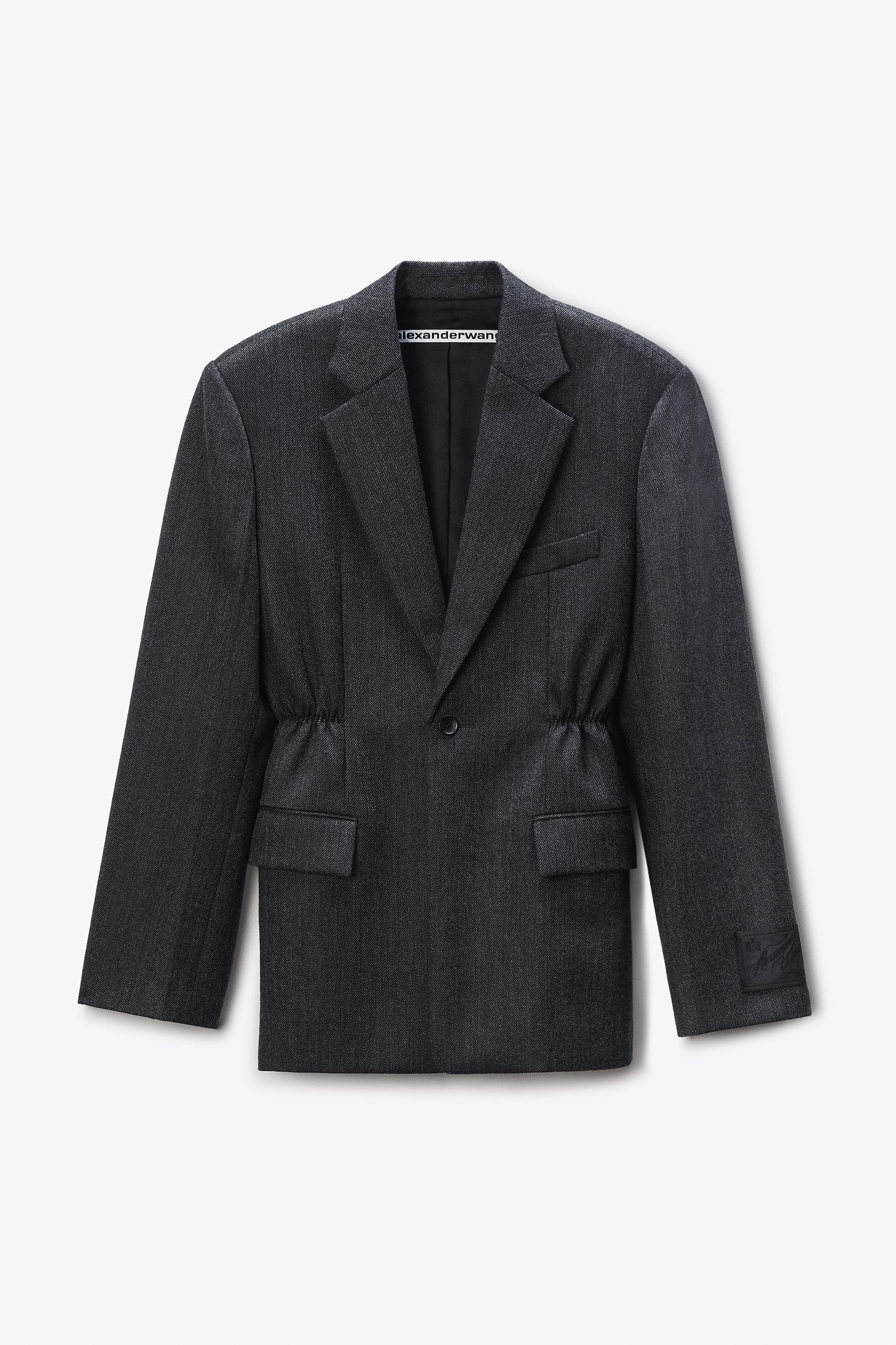 Oversized Blazer In Wool Twill Product Image