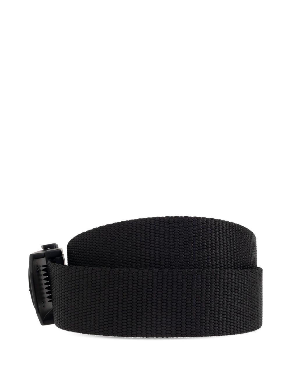 logo-buckle tape belt Product Image