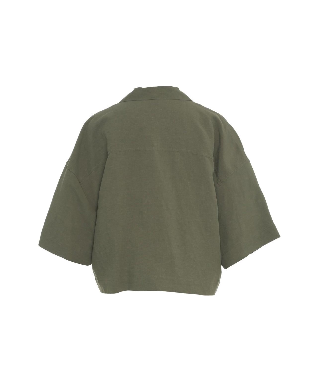 Overshirt in linen Product Image
