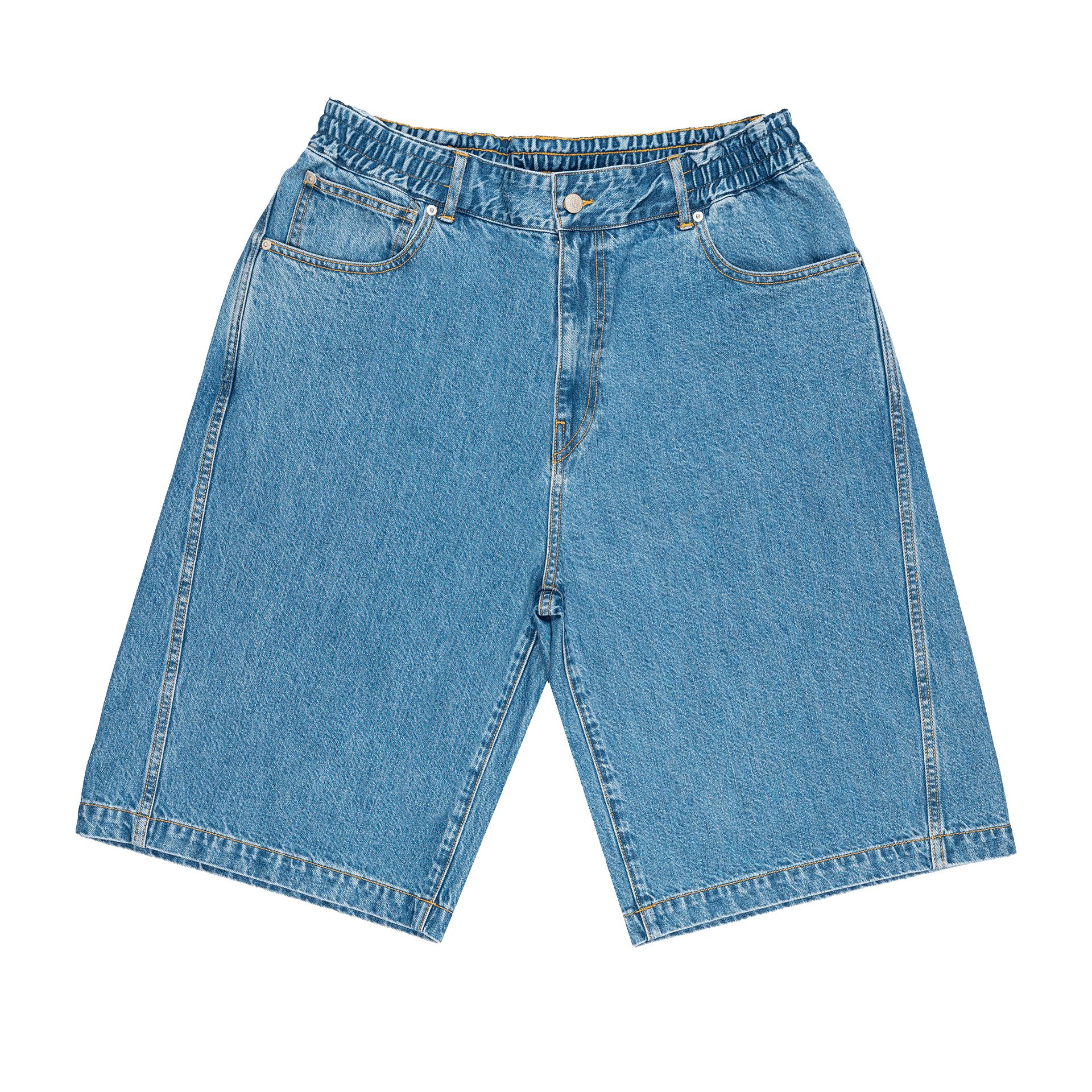 New Era Branded Warehouse Navy Jean Shorts Male Product Image