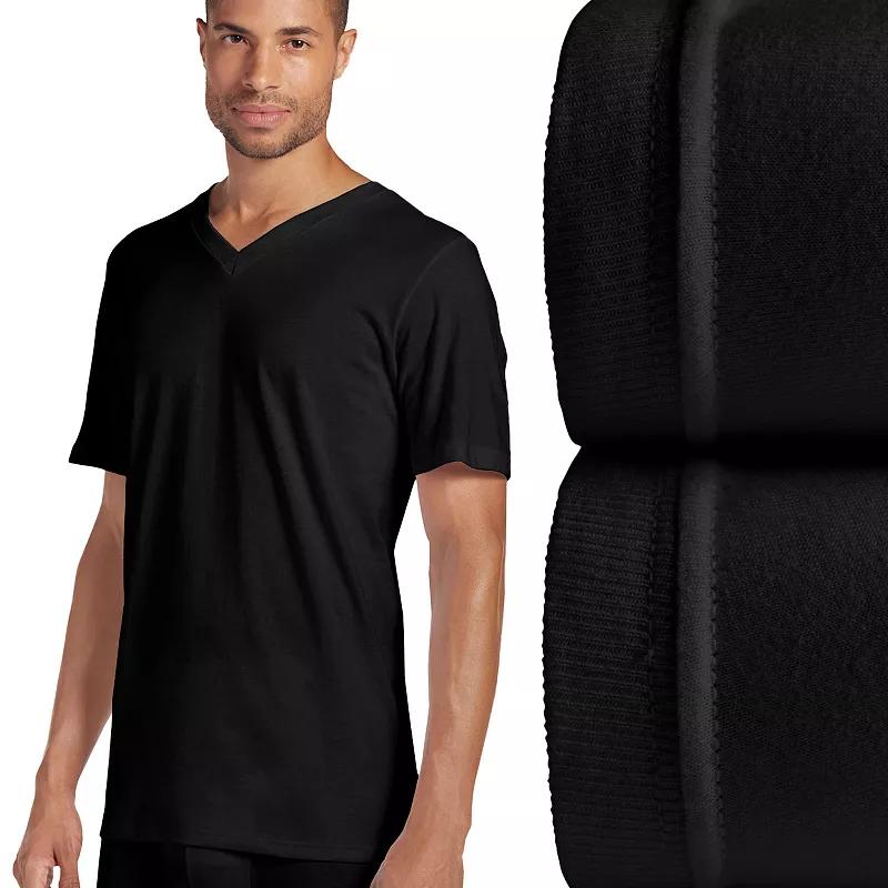 Big & Tall Jockey® 2-pack Big Man Classic V-Neck Undershirt, Men's,  Product Image