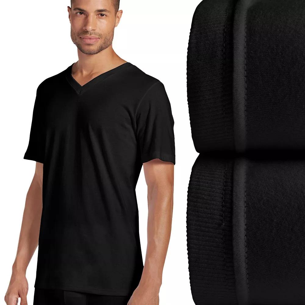 Big & Tall Jockey® 2-pack Big Man Classic V-Neck Undershirt, Men's,  Product Image