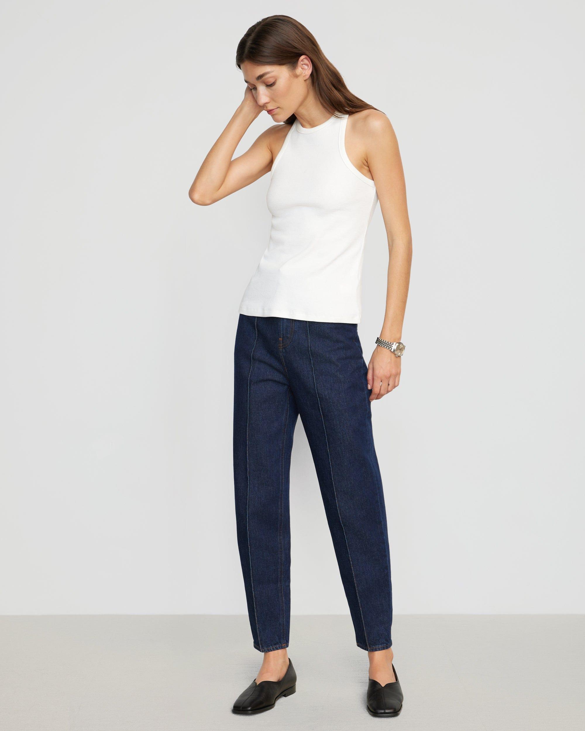 Tory Split-Back Ribbed Tank Product Image