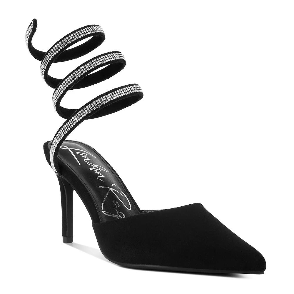 London Rag Elvira Women's Mule Sandals, Size: 10, Black Product Image