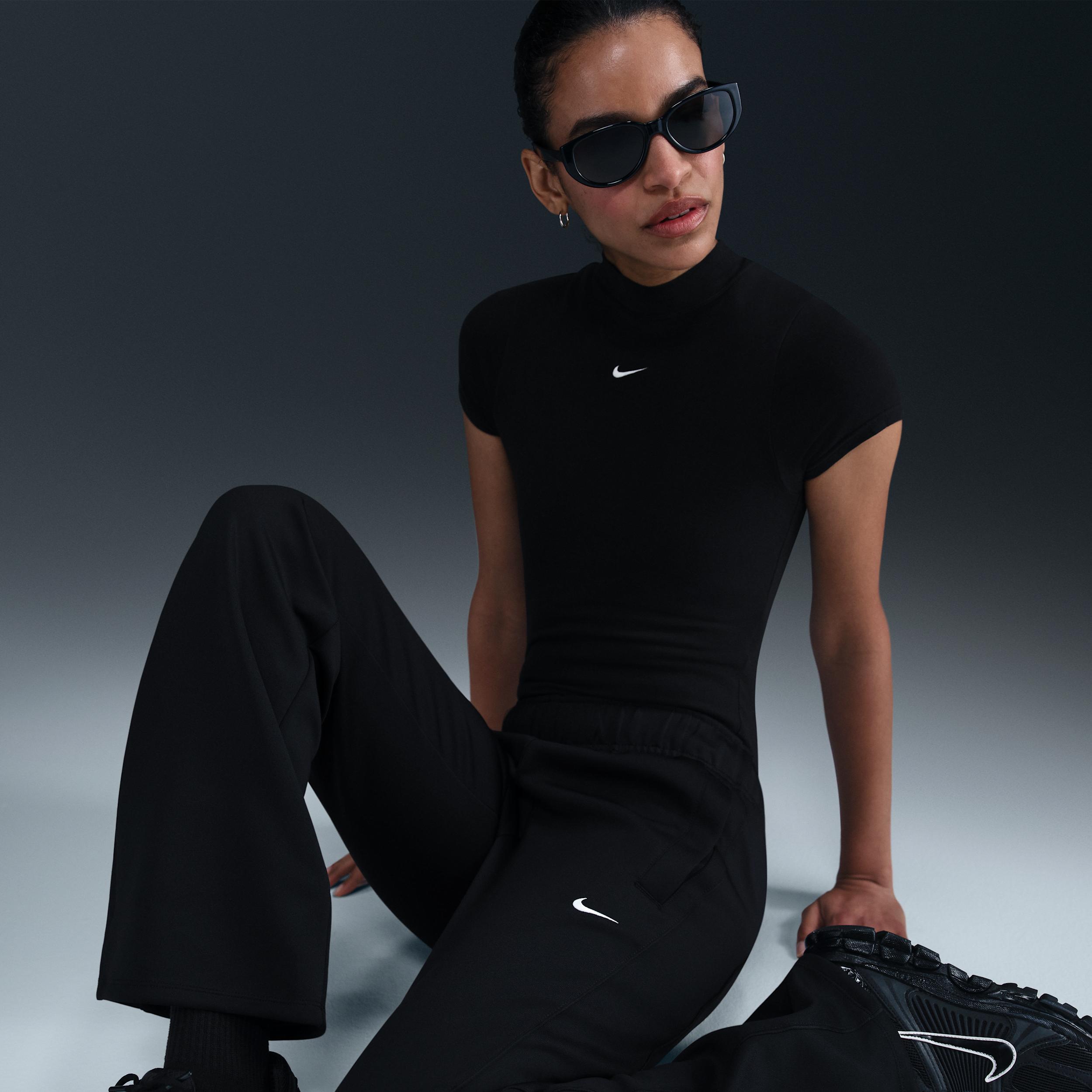 Womens Nike Sportswear Windrunner Mid-Rise Slim Knit Pants | HJ1016-010 Product Image