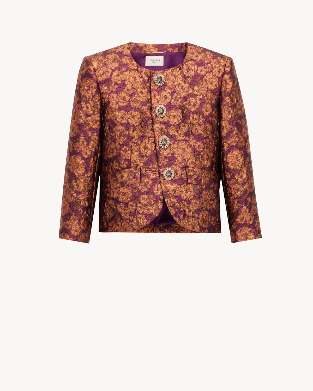 jacket in lurex brocade Product Image