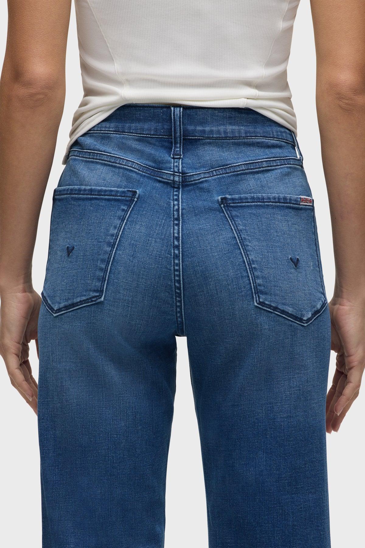 Rosalie High-Rise Wide Leg Ankle Jean Female Product Image