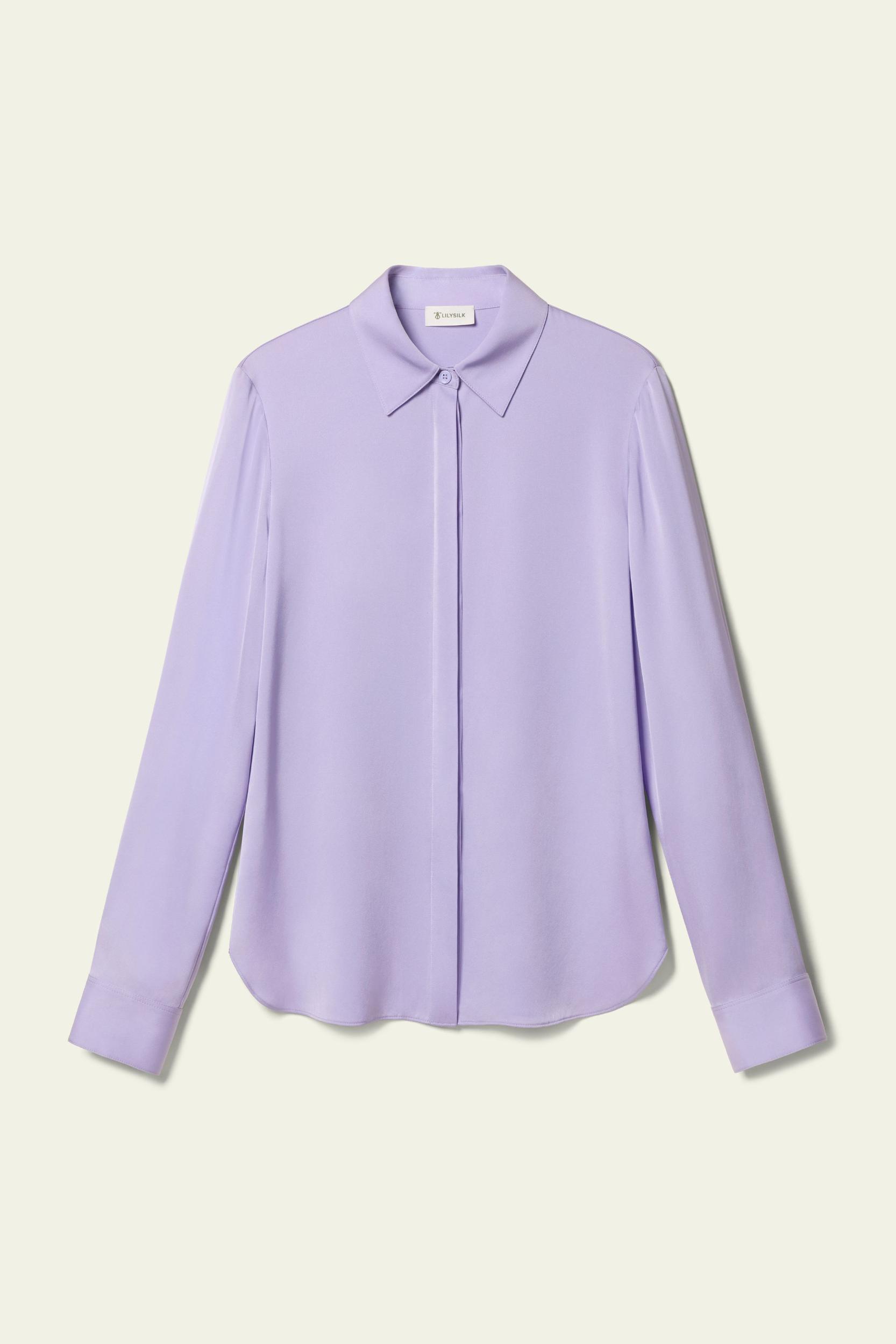 Stretch Double Georgette Shirt Product Image