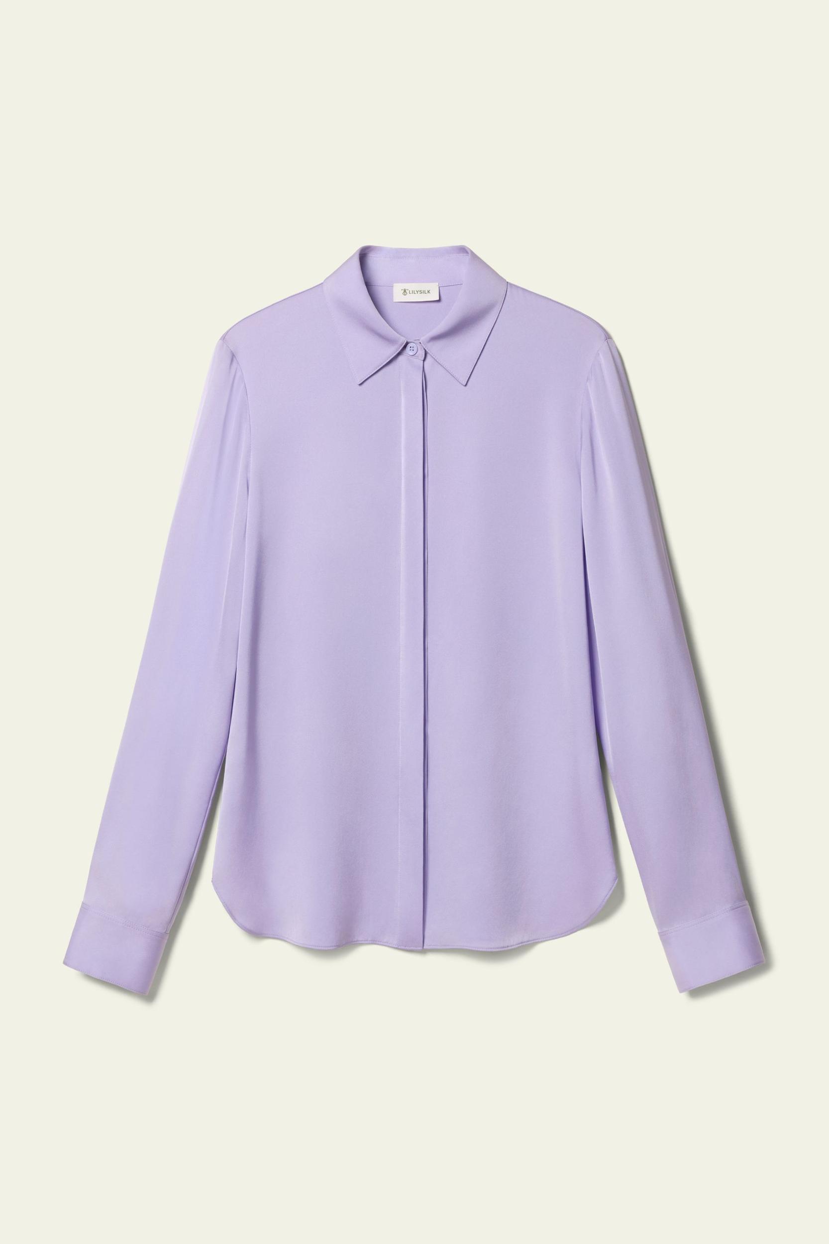 Stretch Double Georgette Shirt Product Image
