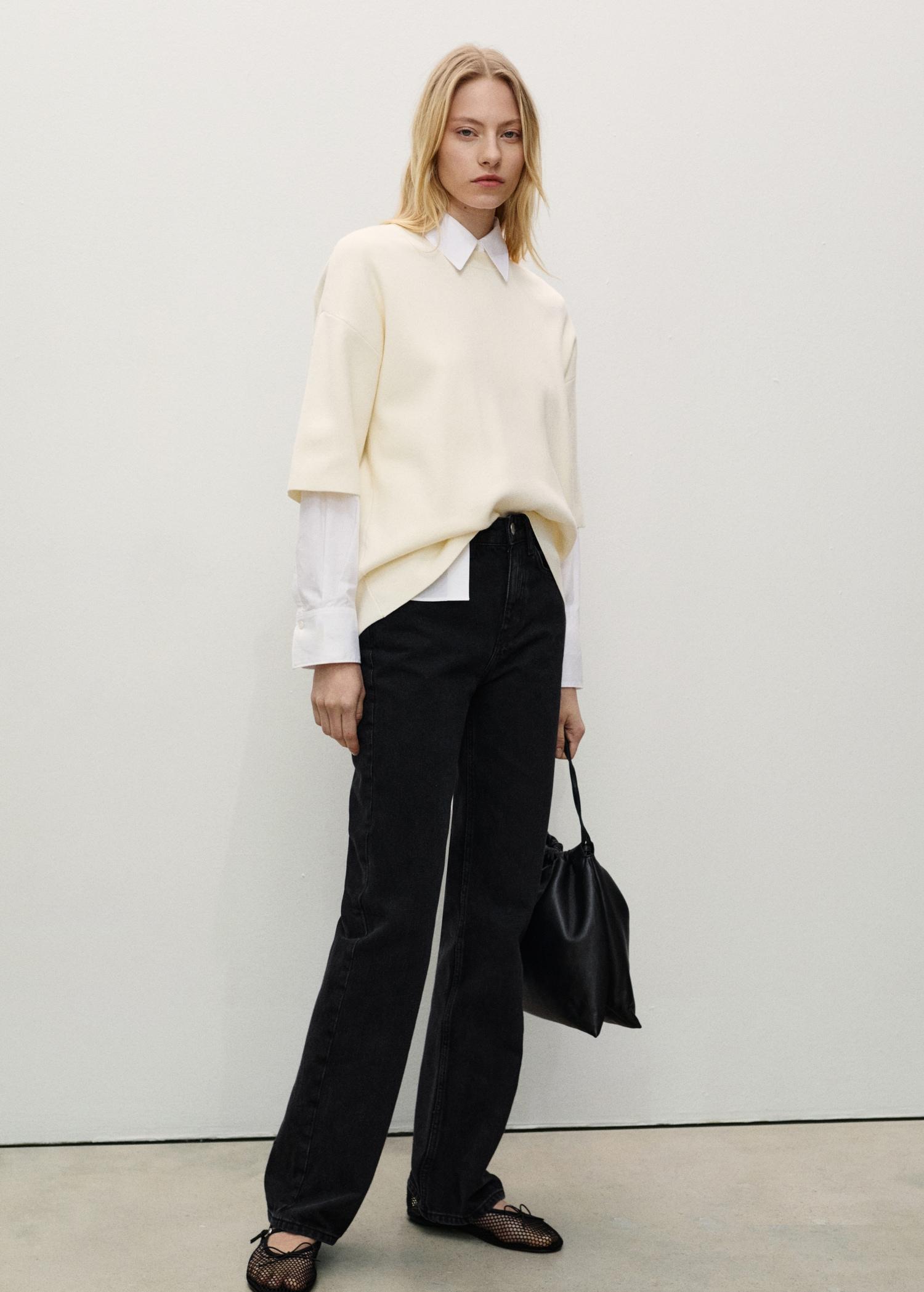 Matilda medium-rise straight-fit jeans - Women | MANGO USA Product Image