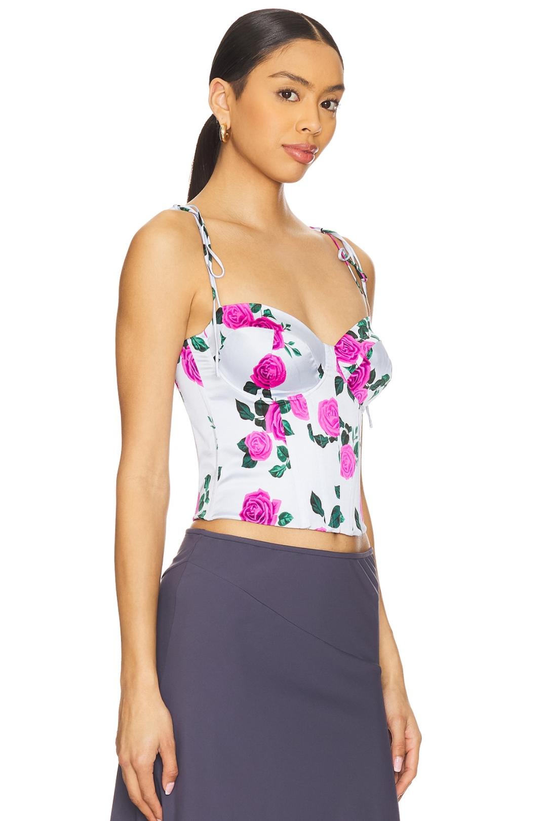 Satin Bustier Top Product Image