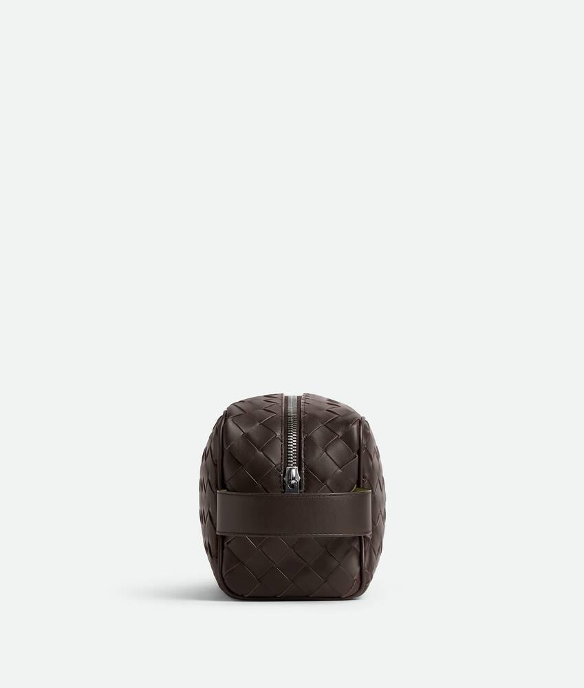 Men's Intrecciato Travel Pouch in Fondant/matcha Product Image