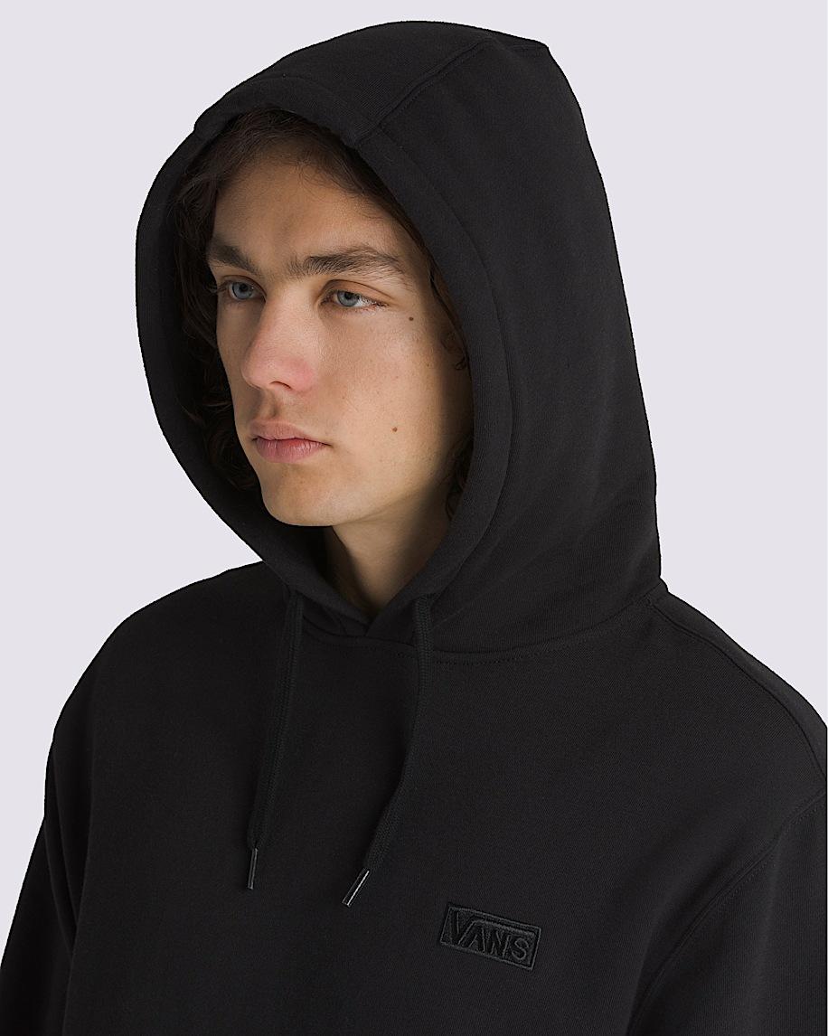 Core Basic Pullover Hoodie in Black| Vans US Product Image
