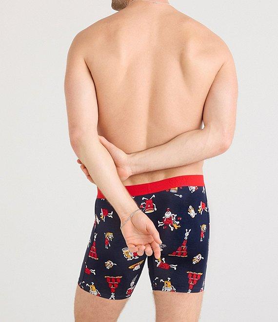 SAXX Vibe Super Soft Printed 6#double; Inseam Boxer Briefs Product Image