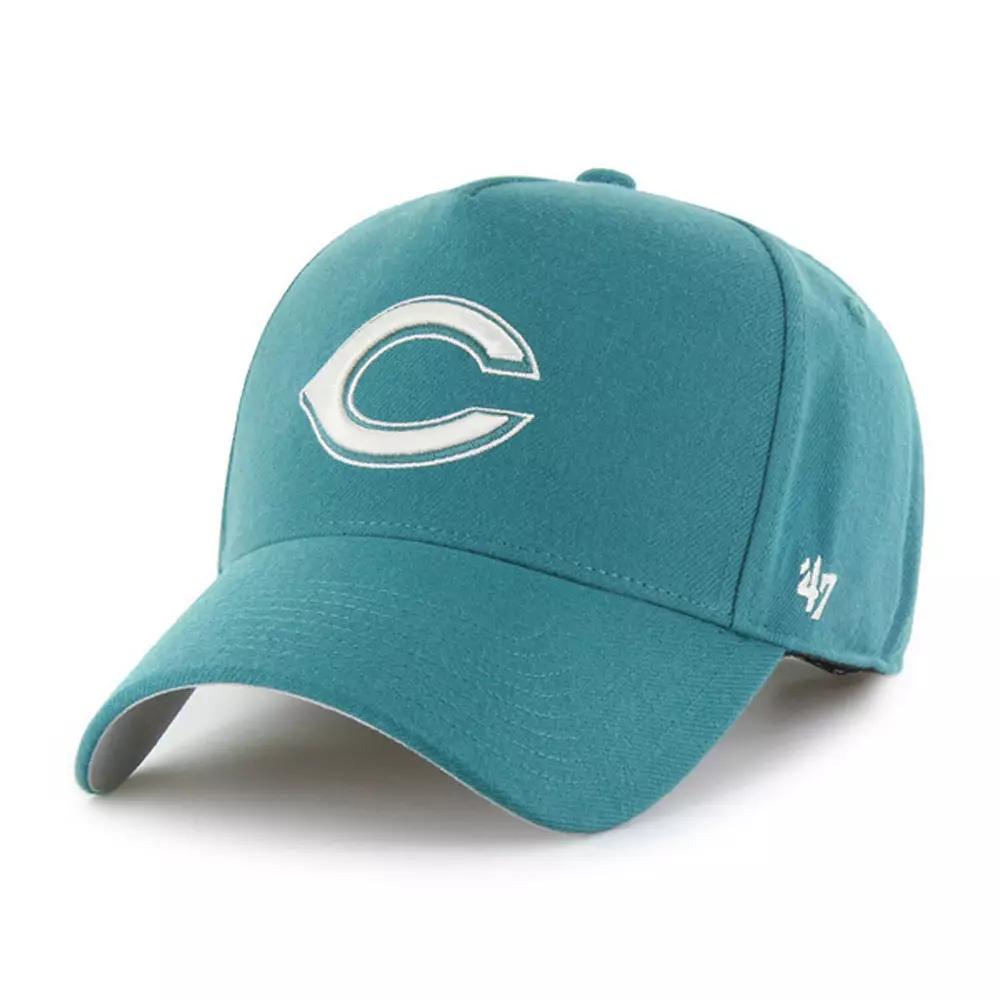 Men's '47 Teal Cincinnati Reds Ballpark Offside Adjustable Hat, Red Blue Product Image