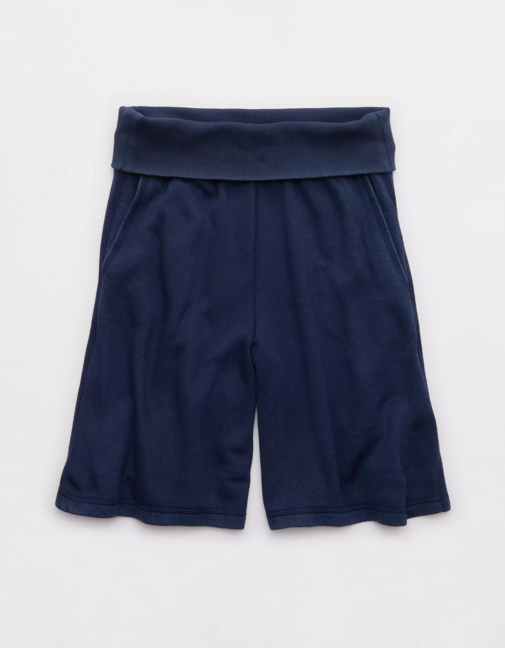 OFFLINE By Aerie Keep It 100 Terry Foldover Long Short Product Image