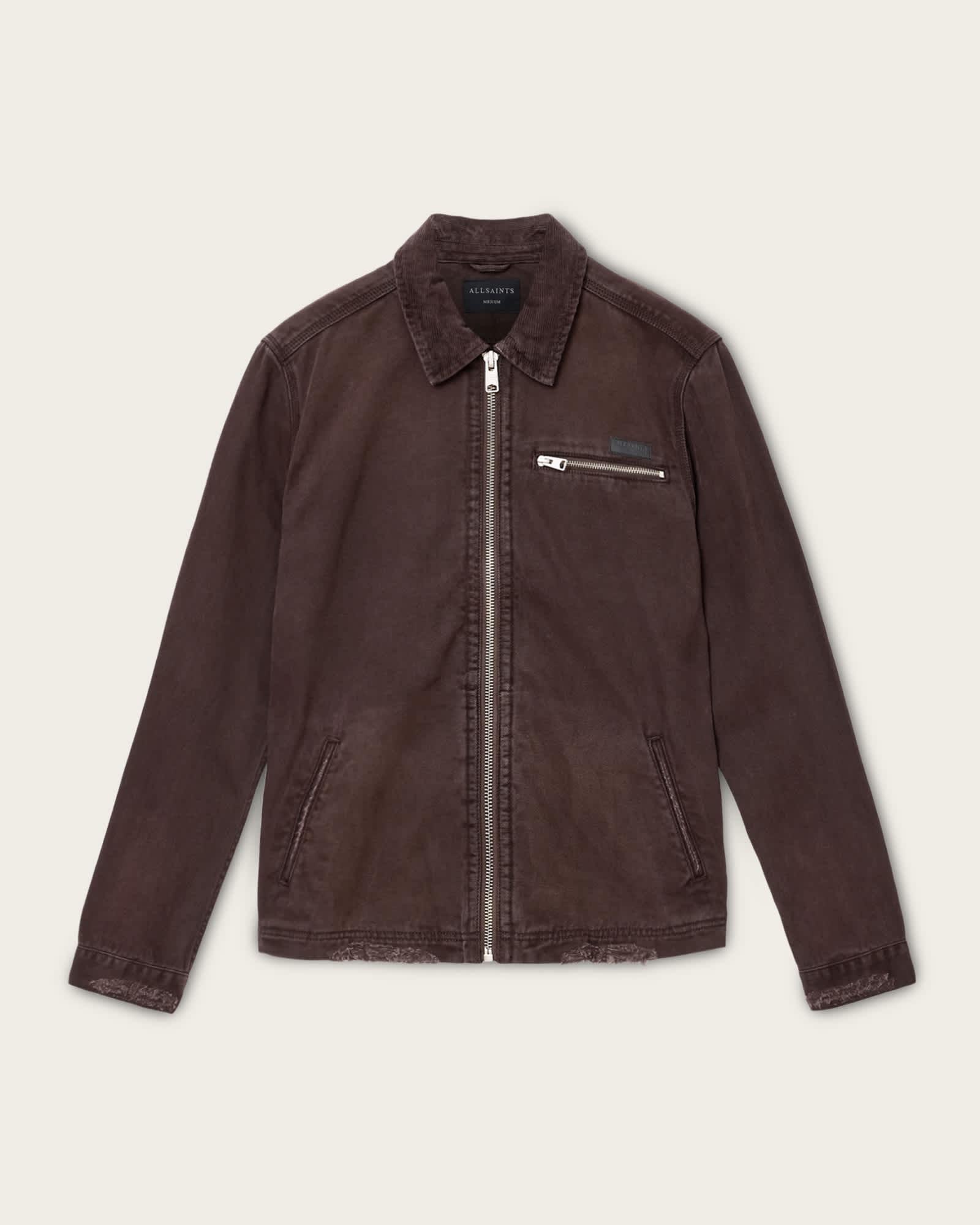 Rothwell Cotton Jacket BIRCH BROWN | ALLSAINTS US Product Image