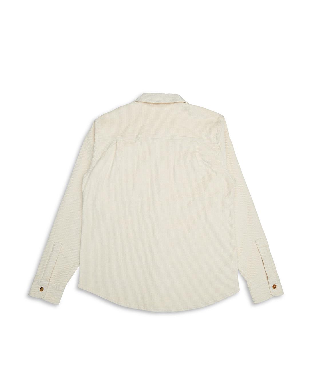Vacay Cord Shirt - Dirty White Product Image