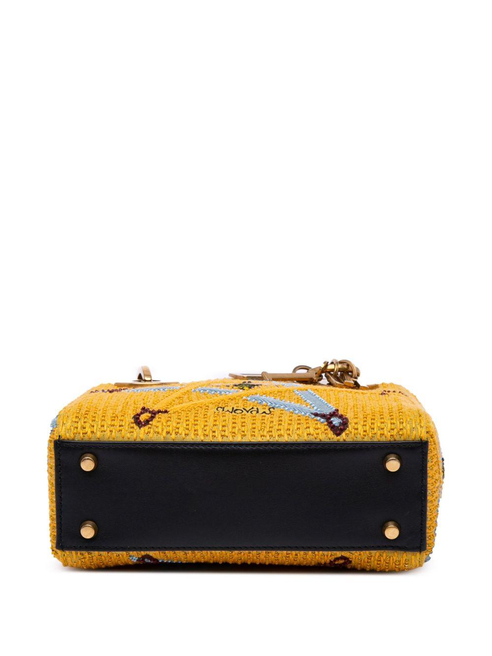 2017 Mini Embroidered Canvas Swords Lady Dior satchel Product Image