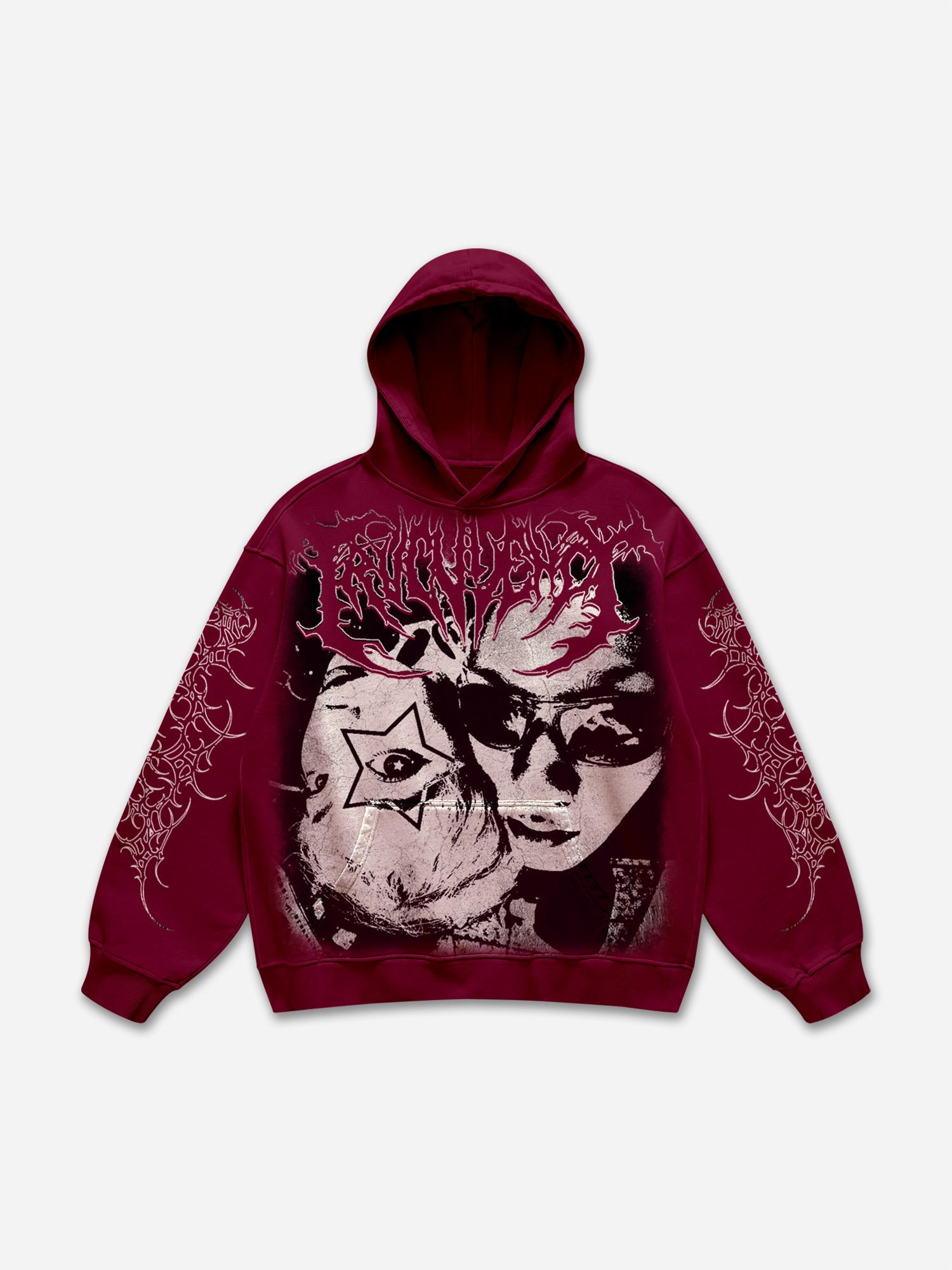 Sopula Everything Comes In Waves Vacation Graphic Oversized Hoodie Product Image