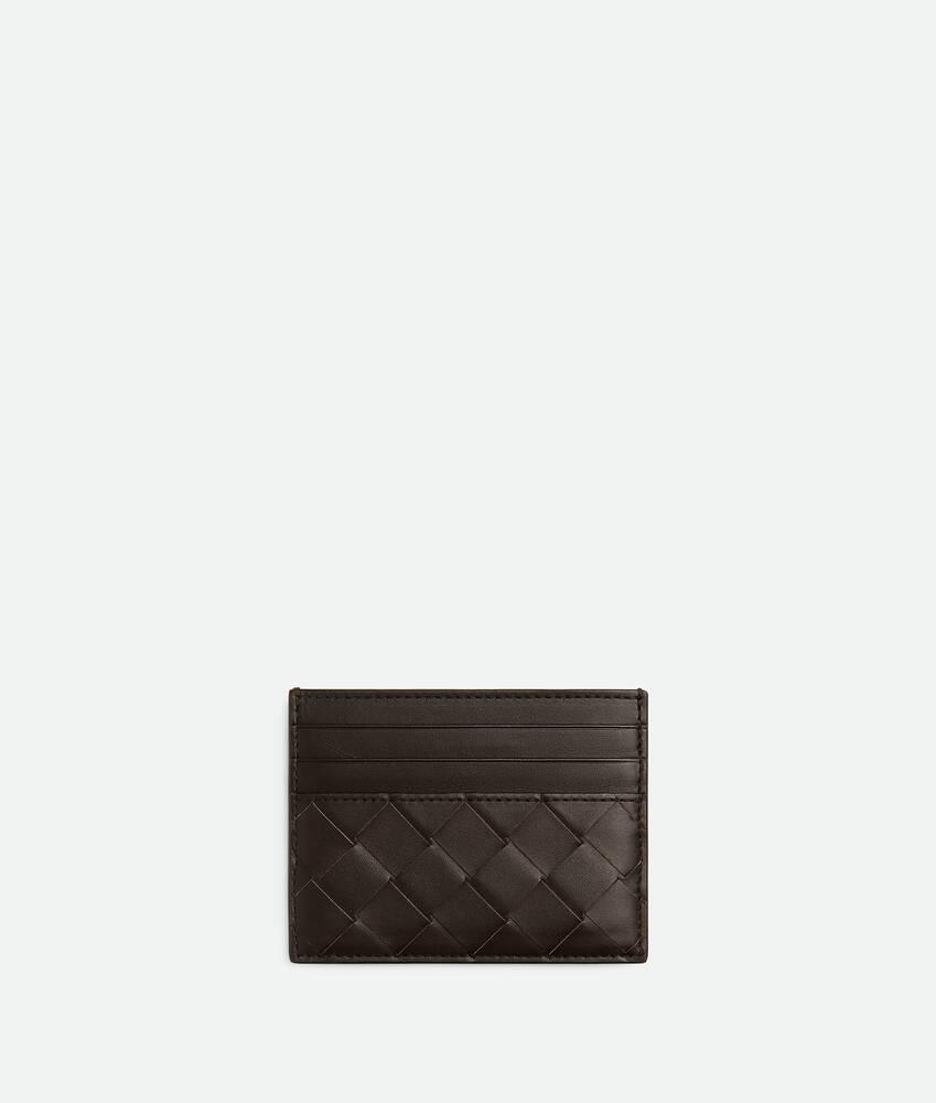 Men's Intrecciato Credit Card Case in Fondant/matcha Product Image