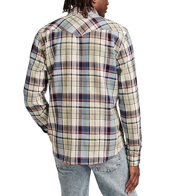 Lucky Brand Long Sleeve Plaid Woven Western Shirt Product Image