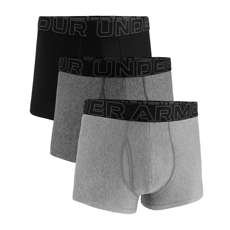 Men's Under Armour 3-pack Performance Tech 3-in. Boxer Briefs,  Product Image