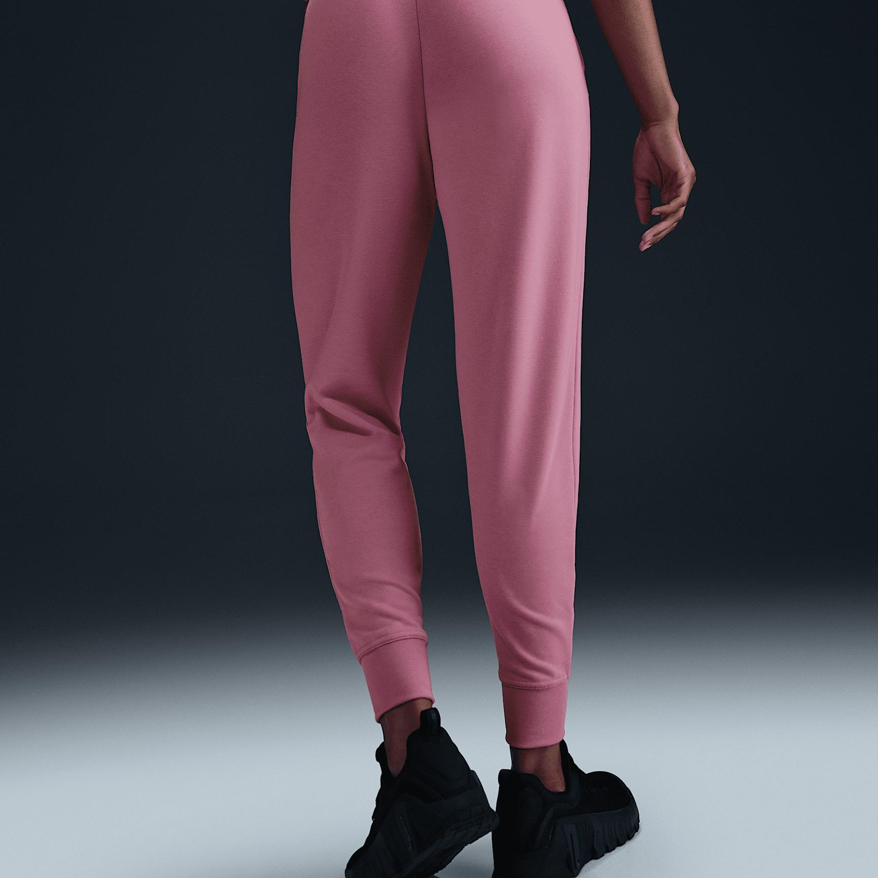 Womens Nike Dri-FIT One High-Waisted 7/8 French Terry Jogger Pants Product Image