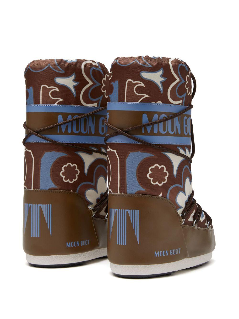 Icon floral-print boots Product Image