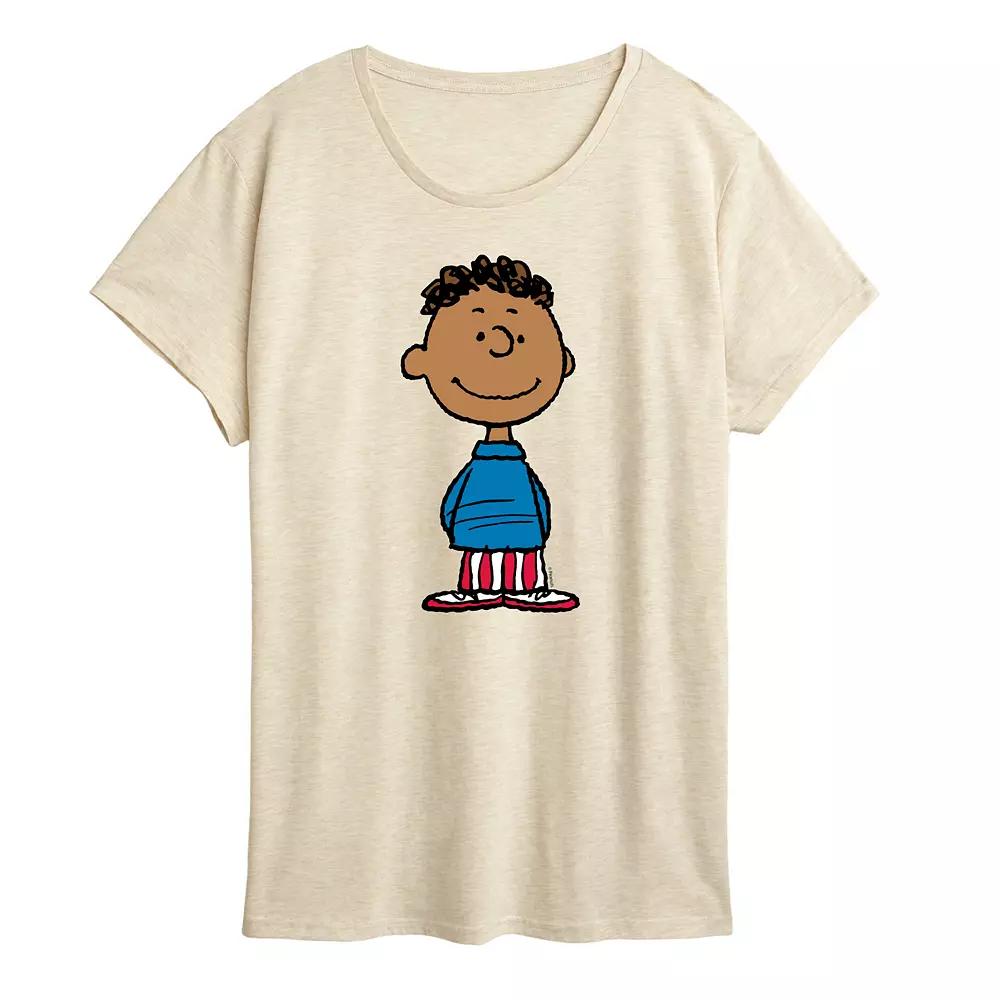Women's Peanuts Franklin American Flag Graphic Tee,  Product Image