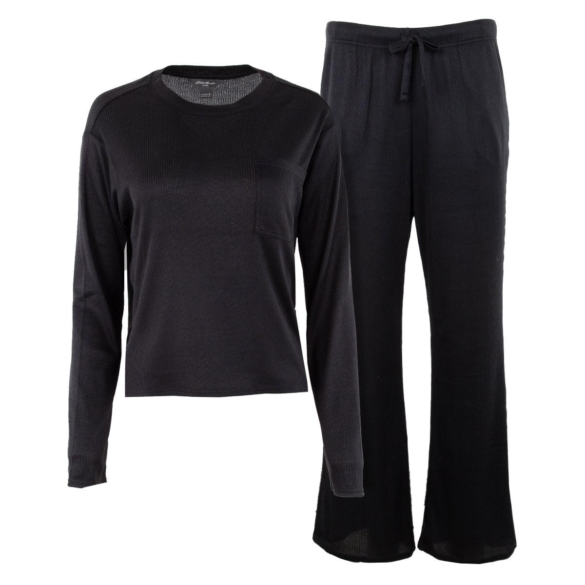 Eddie Bauer Women's 2 Piece Long Sleeve Ribbed Sleepwear Set Product Image