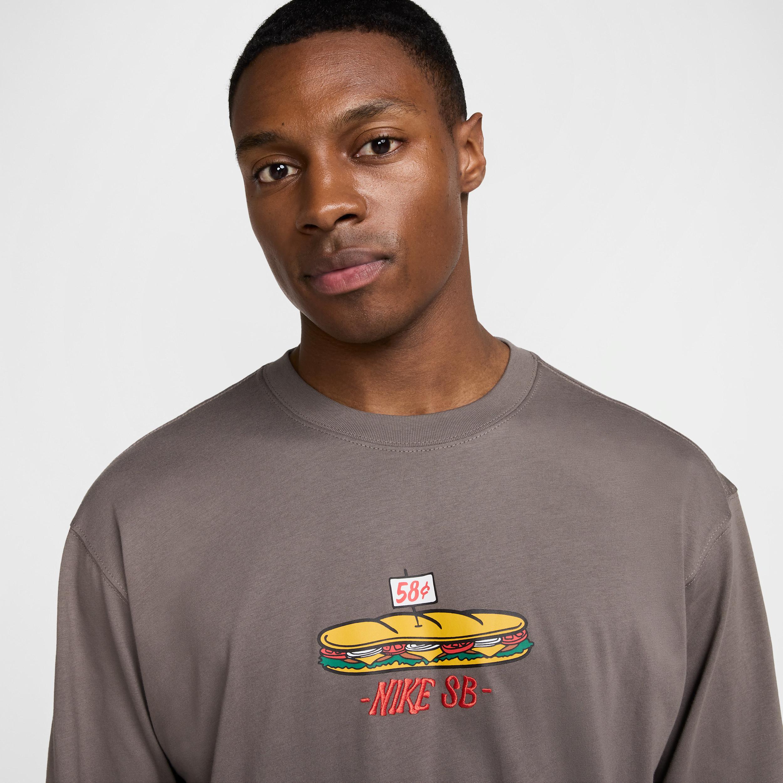 Men's Nike SB Long-Sleeved Max90 Skate T-Shirt Product Image