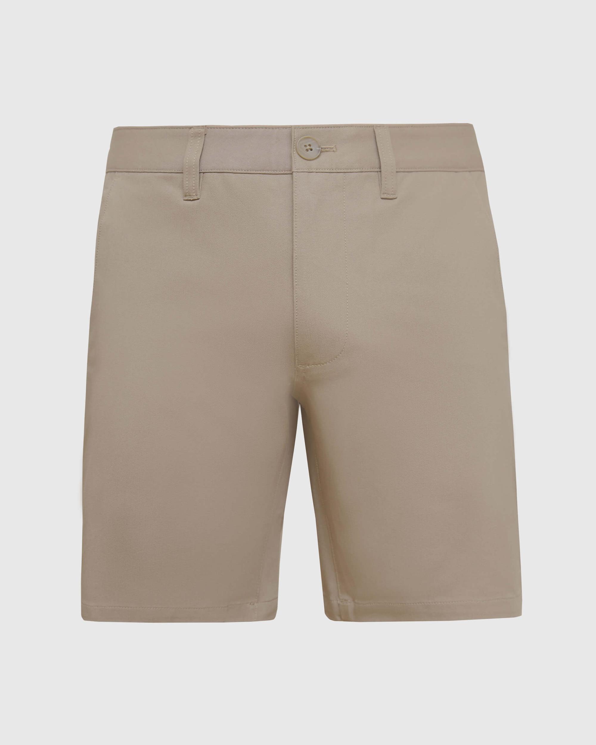 9" Khaki Classic Twill Shorts Product Image