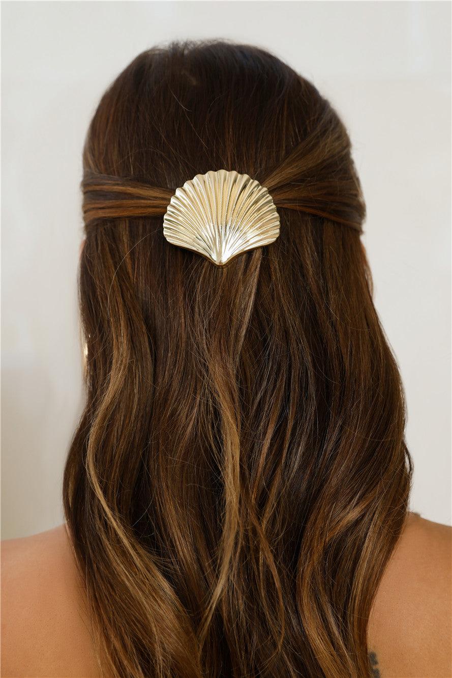 Ocean Dreams Barrette Gold Product Image