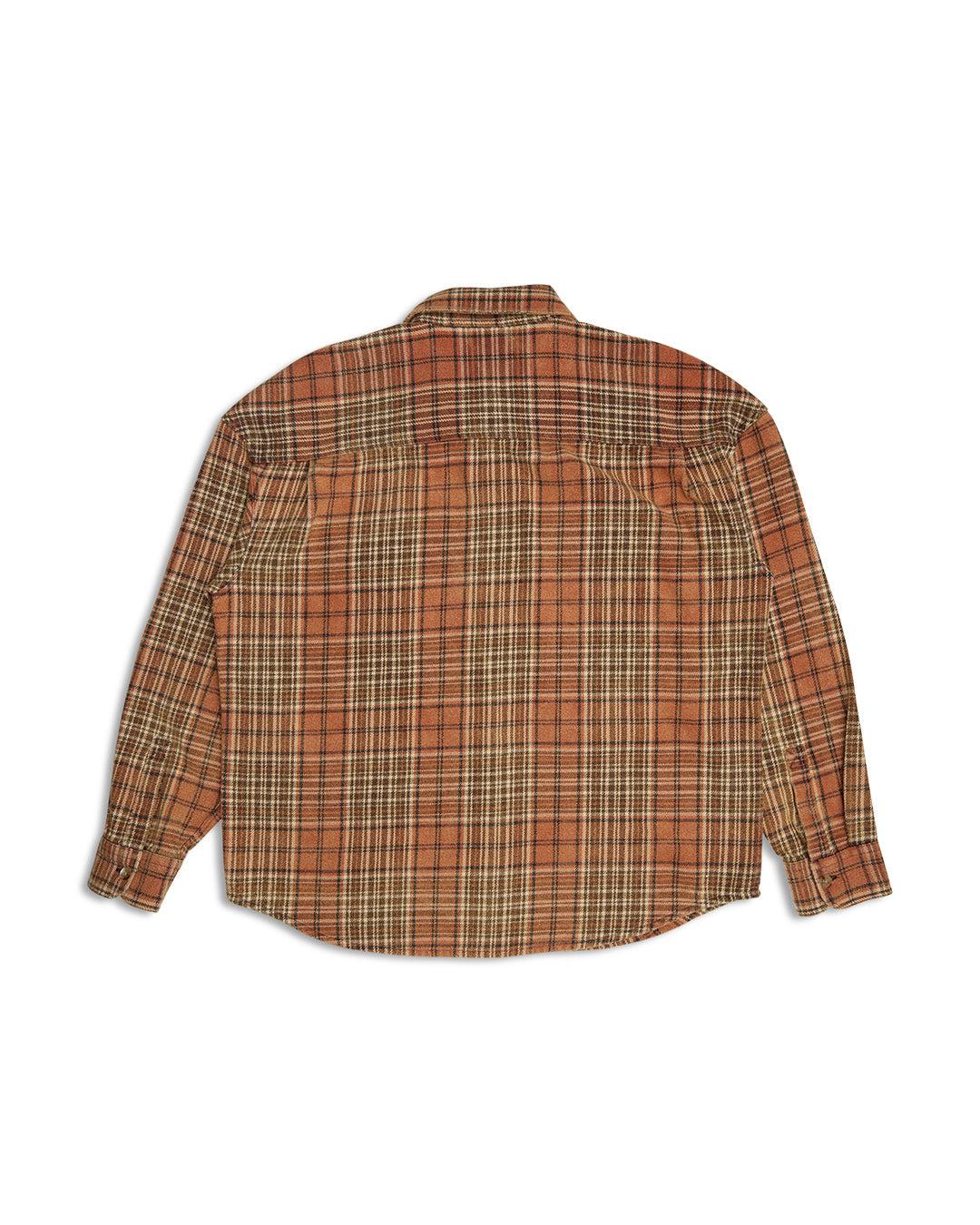Vacay Check Shirt - Orange Check Product Image