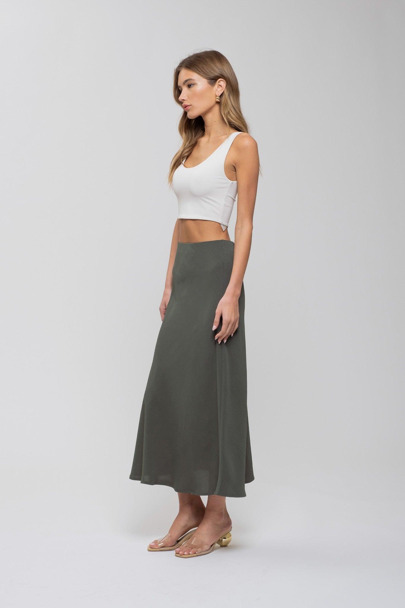 Slip Midi Skirt Product Image