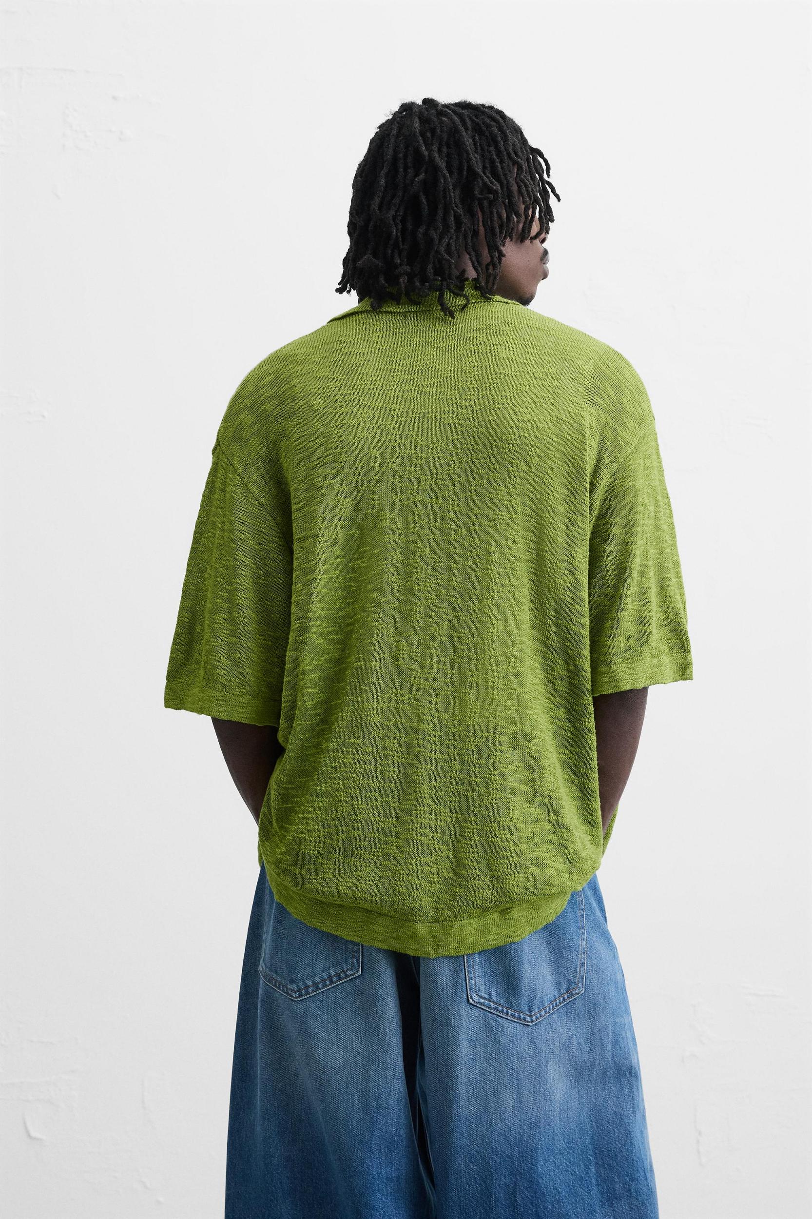 SLUB KNIT SHIRT Product Image