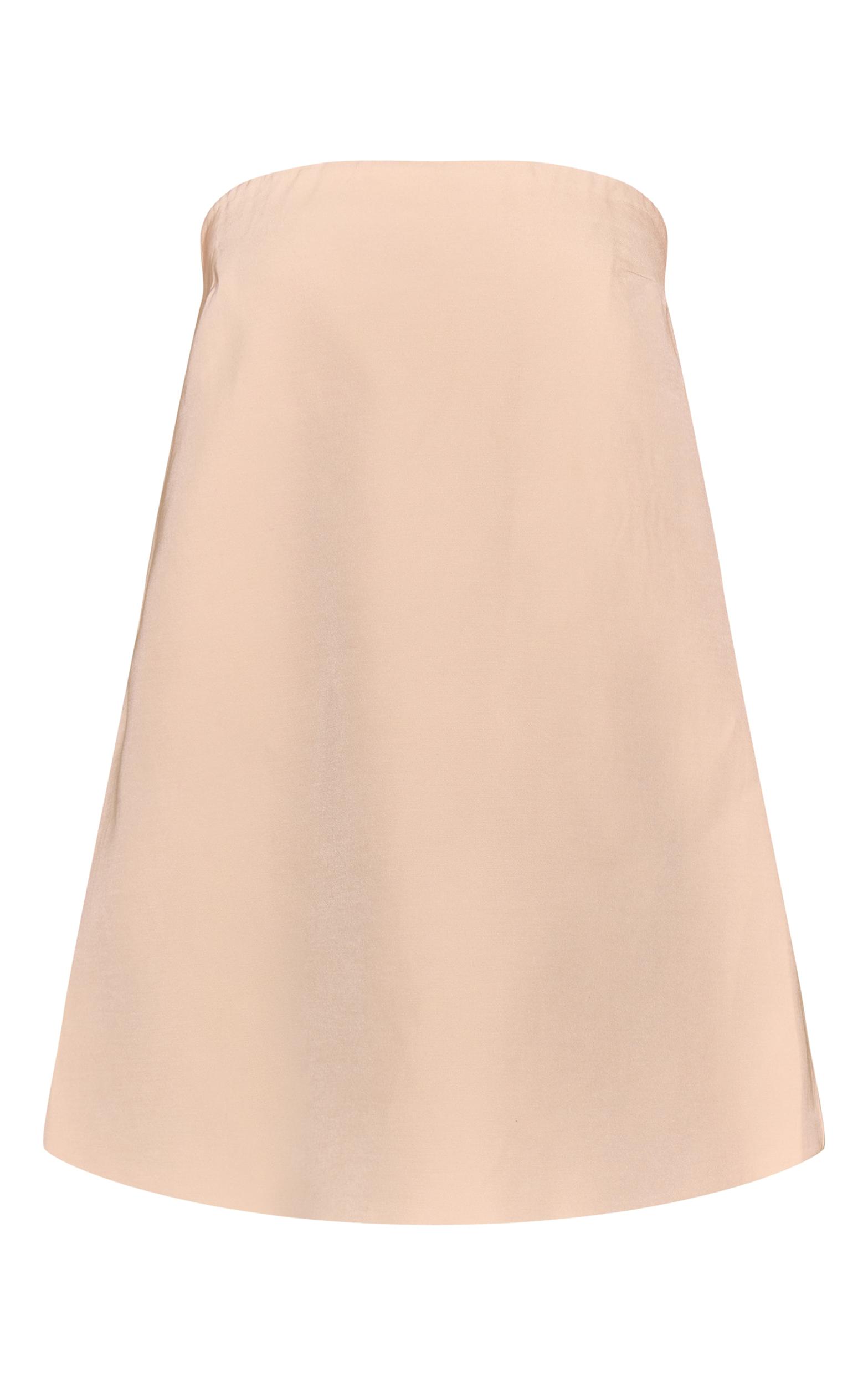 Cream Bandeau A-line Dress Product Image