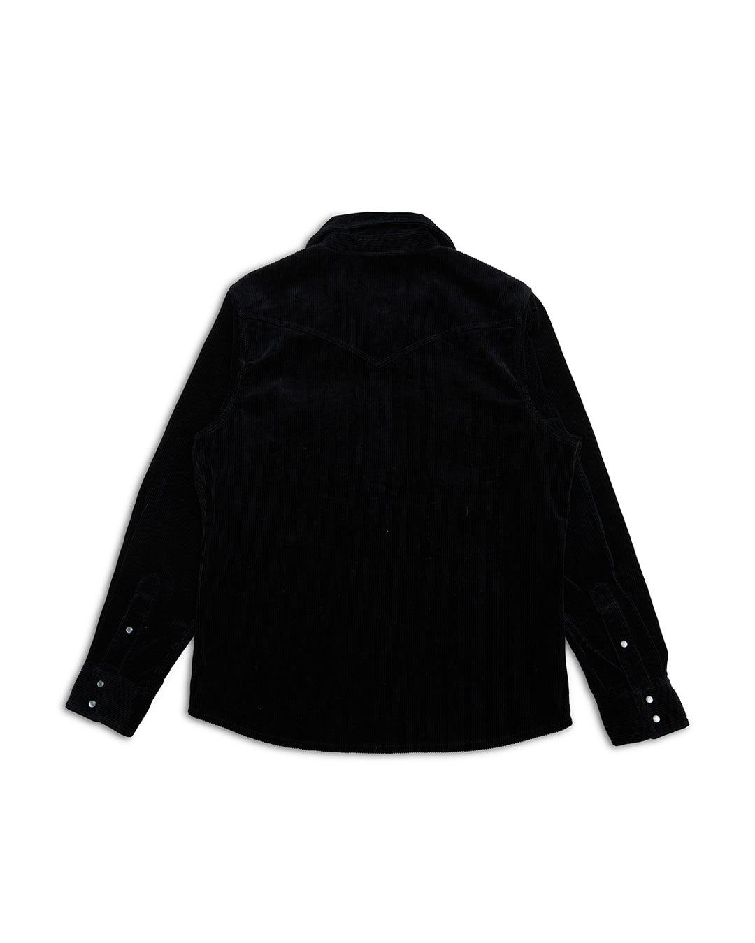 Western Cord Shirt - Black Product Image